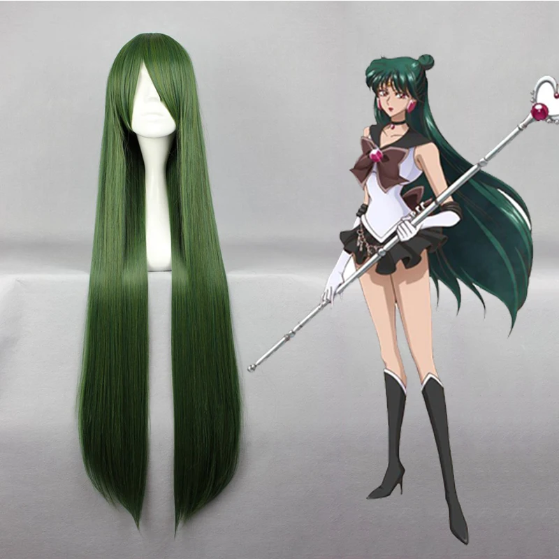 Dark Green Sailor Moon Sailor Pluto Meiou Setsuna Cosplay Wig For Women Halloween Carnival Party Wig Costumes Props
Dark Green Sailor Moon Sailor Pluto Meiou Setsuna Cosplay Wig For Women Halloween Carnival Party Wig Costumes Props
