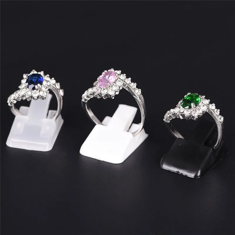 

10Pcs Ring Jewelry Displays Holder Ring Show Plastic Frosted Jewelry Displays Holder For Ring, Decoration Stand New Arrival