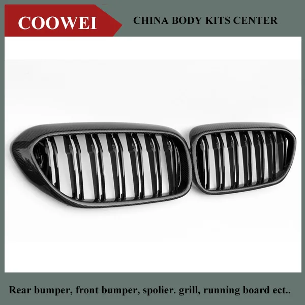 One pair Car styling G30 G31 Grilles 5-Series M-Type Carbon Fiber Gloss Black Front Grilles For BMW G30 G31 2017Year Up
One pair Car styling G30 G31 Grilles 5-Series M-Type Carbon Fiber Gloss Black Front Grilles For BMW G30 G31 2017Year Up