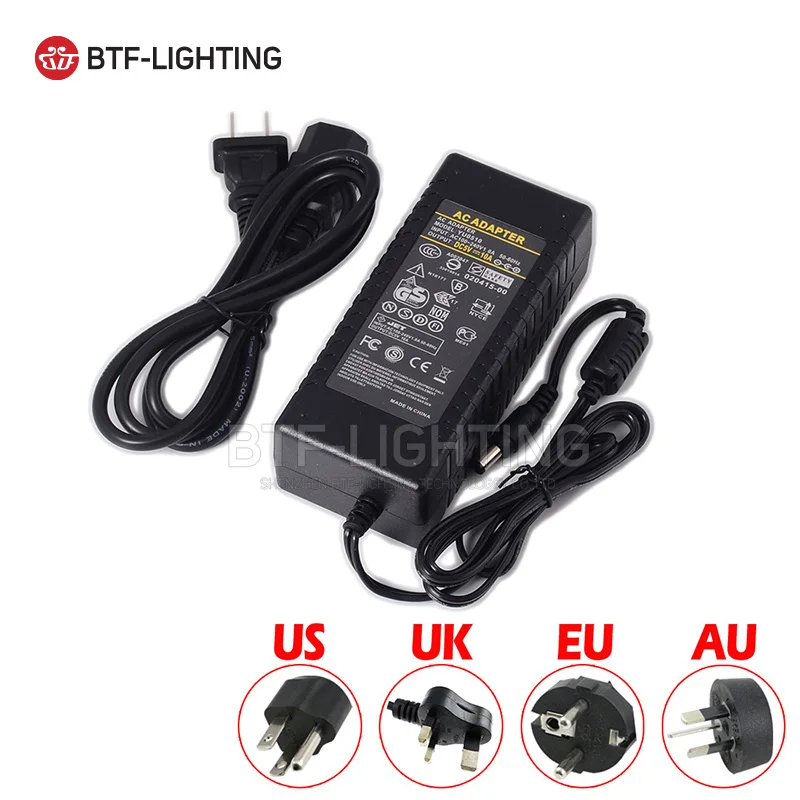 Wholesale 5V 10A 50W Switching adapter LED Power Supply For WS2812B WS2811 LPD8806 WS2801 LED Strip Light DC5V
Wholesale 5V 10A 50W Switching adapter LED Power Supply For WS2812B WS2811 LPD8806 WS2801 LED Strip Light DC5V