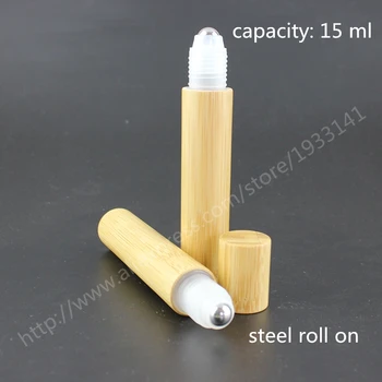 2x15ML Environmental protection bamboo roll on bottles, Plastic bottle inside, perfume bottle Cosmetics skin care packaging 
2x15ML Environmental protection bamboo roll on bottles, Plastic bottle inside, perfume bottle Cosmetics skin care packaging