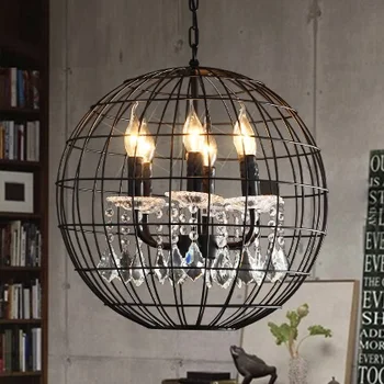 DOXA American Vintage Pendant Lights Iron Retro Pending Lighting Crystal Nostalgic Suspension Luminaire Living Room Iluminacion
DOXA American Vintage Pendant Lights Iron Retro Pending Lighting Crystal Nostalgic Suspension Luminaire Living Room Iluminacion