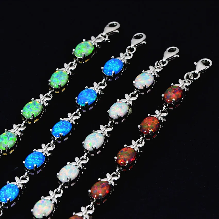 Wholesale & Retail Fashion Blue/White/Green/Orange/Pink Fire Opal Bracelet 925 Sterling Sliver Jewelry For Women BNT17122902
Wholesale & Retail Fashion Blue/White/Green/Orange/Pink Fire Opal Bracelet 925 Sterling Sliver Jewelry For Women BNT17122902