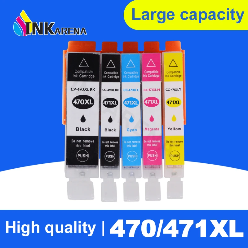 

Compatible ink cartridge For Canon PGI470 CLI471 PGI-470 CLI-471 PIXMA MG6840 MG5740 MG7740 TS5040 TS6040 TS8040 Printer Full