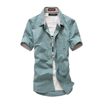 Plus size 3xl mushroom embroidery mens short sleeve casual shirts fashion 2019 new summer cotton shirts men social
Plus size 3xl mushroom embroidery mens short sleeve casual shirts fashion 2019 new summer cotton shirts men social