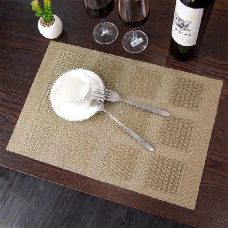 Restaurant Coasters Napkins On The Table Non-Slip Placemats For Kitchen Table PVC Individuales Mat Napkins Table Decor Pads Bowl
Restaurant Coasters Napkins On The Table Non-Slip Placemats For Kitchen Table PVC Individuales Mat Napkins Table Decor Pads Bowl