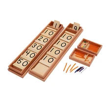 Montessori Educational Equipment Large Wooden 11-99 Seguin Boards Set W/ Bead Bars Box Mathematics Materials for Children
Montessori Educational Equipment Large Wooden 11-99 Seguin Boards Set W/ Bead Bars Box Mathematics Materials for Children