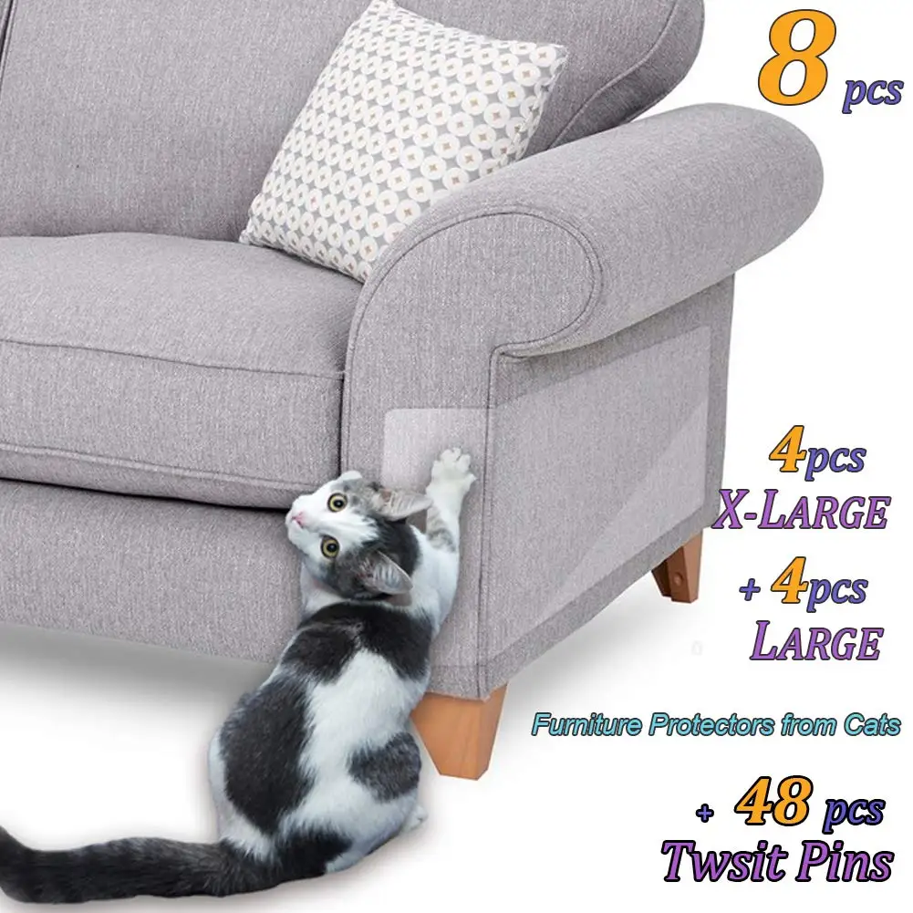 8 Pcs Furniture Protectors From Cats,Couch Protector 4 Pack X-Large (17 Inch L 12 Inch W) + 4 Pack Large (18 Inch L 9
8 Pcs Furniture Protectors From Cats,Couch Protector 4 Pack X-Large (17 Inch L 12 Inch W) + 4 Pack Large (18 Inch L 9