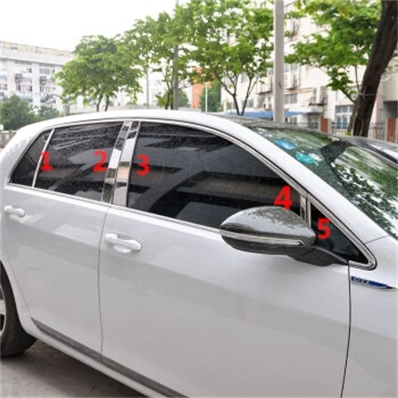 10Pcs/set Car Styling Fit For Volkswagen Golf7 Stickers Window Pillar Cover Trim with High Quality ABS Chrome golf 7 Accessories
10Pcs/set Car Styling Fit For Volkswagen Golf7 Stickers Window Pillar Cover Trim with High Quality ABS Chrome golf 7 Accessories