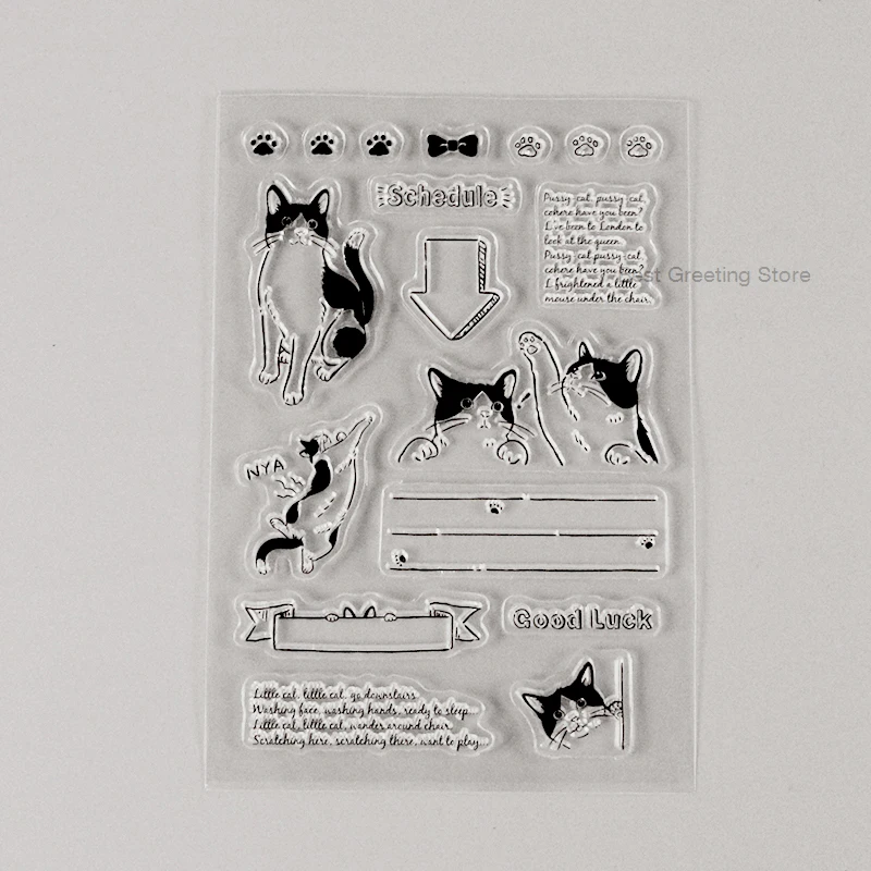 Clear stamps fun cat stamps planner schedule scrapbooking stamps diy cardmaking supplies
Clear stamps fun cat stamps planner schedule scrapbooking stamps diy cardmaking supplies