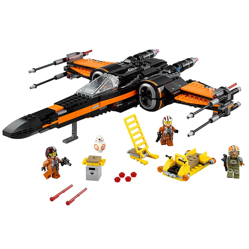 Star Series Wars Poe's X-Wing Fighter Building Blocks Compatible Legoland 75102 Force Awaken Jedi Classic Model Bricks DIY Toys
Star Series Wars Poe's X-Wing Fighter Building Blocks Compatible Legoland 75102 Force Awaken Jedi Classic Model Bricks DIY Toys