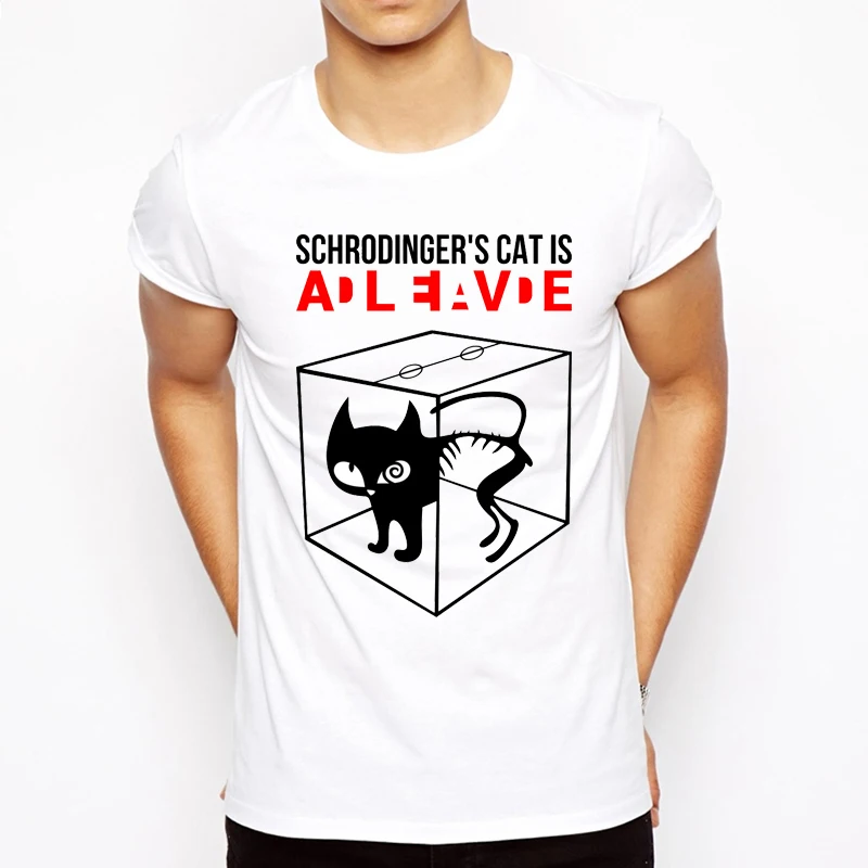 2019 Men's Fashion Tshirts Schrodinger's Cat The Big Bang Theory Short Sleeve O-neck Tops Tees Summer T-shirt
2019 Men's Fashion Tshirts Schrodinger's Cat The Big Bang Theory Short Sleeve O-neck Tops Tees Summer T-shirt