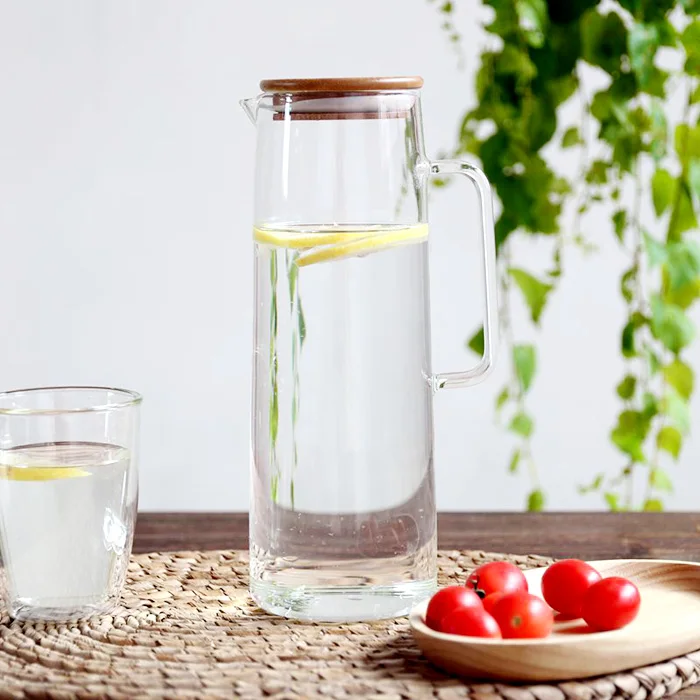 Simple Japanese Style Heat Resistant Glass With Bamboo Lid And Handgrip Plus Capacity 1500ML Tea Pot High Quality Juice Teapots
Simple Japanese Style Heat Resistant Glass With Bamboo Lid And Handgrip Plus Capacity 1500ML Tea Pot High Quality Juice Teapots