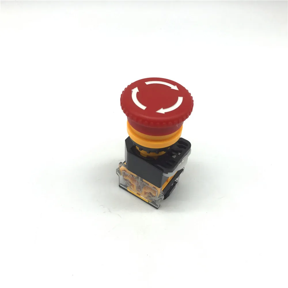 Self Locking Type Red Mushroom Push Button Switch LA38-11ZS hole size 22mm 1NO 1NC 600V/10A
Self Locking Type Red Mushroom Push Button Switch LA38-11ZS hole size 22mm 1NO 1NC 600V/10A