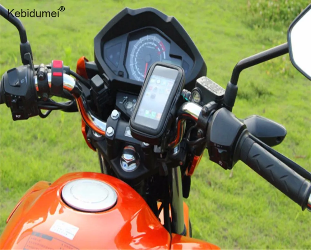 kebidumei Motorcycle Phone Holder Mobile Stand Waterproof Bag Handlebar Mount GPS Holder M size For iPhone 4 5S 6 6S 7 Plus
kebidumei Motorcycle Phone Holder Mobile Stand Waterproof Bag Handlebar Mount GPS Holder M size For iPhone 4 5S 6 6S 7 Plus