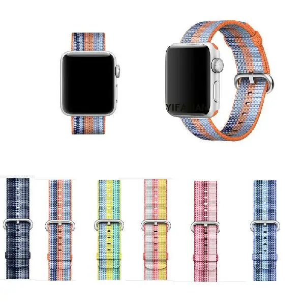YIFALIAN For Apple Watch Band 42mm Nylon Watchbands Fabric Strap Replacement Wristband Bracelet Belt for iWatch Band 38MM 42MM
YIFALIAN For Apple Watch Band 42mm Nylon Watchbands Fabric Strap Replacement Wristband Bracelet Belt for iWatch Band 38MM 42MM