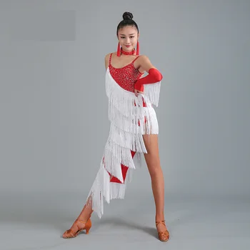 Latin Dance Dress For women 2017 New adult Latin Competition Dancing Costume High Quality Latin Fringe Dresses
Latin Dance Dress For women 2017 New adult Latin Competition Dancing Costume High Quality Latin Fringe Dresses