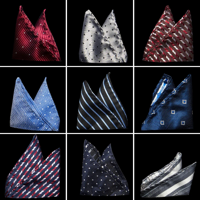 Luxury Men's Polyester Silk Handkerchief Pocket Square Vintage Polka Dot Hankies Wedding Party Chest Towel 22*22CM
Luxury Men's Polyester Silk Handkerchief Pocket Square Vintage Polka Dot Hankies Wedding Party Chest Towel 22*22CM