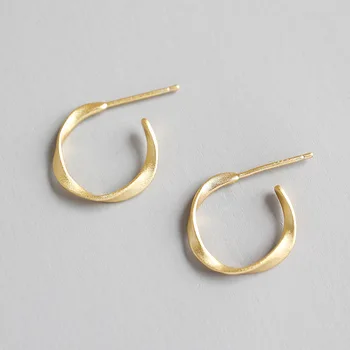Real 925 sterling silver earrings for women pendientes mujer, simple geometric Mobius circle twist earring brincos femme jewelry
Real 925 sterling silver earrings for women pendientes mujer, simple geometric Mobius circle twist earring brincos femme jewelry