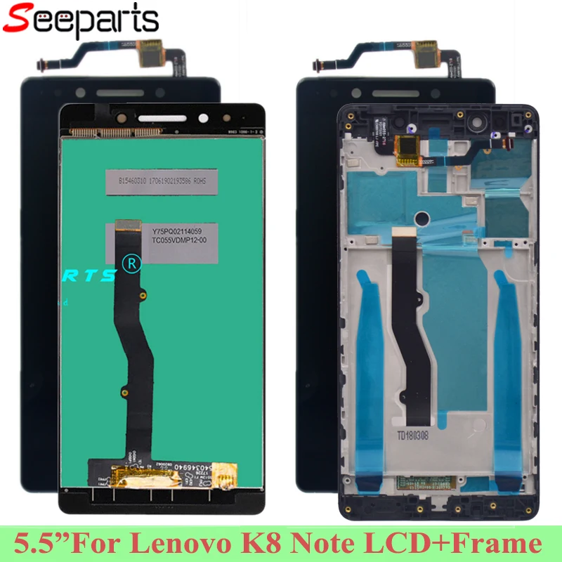 Lenovo k8 Note LCD Display Touch Screen Digitizer Assembly with Frame Replacement+Tools For 5.5" Lenovo K8 Note LCD Display
Lenovo k8 Note LCD Display Touch Screen Digitizer Assembly with Frame Replacement+Tools For 5.5" Lenovo K8 Note LCD Display