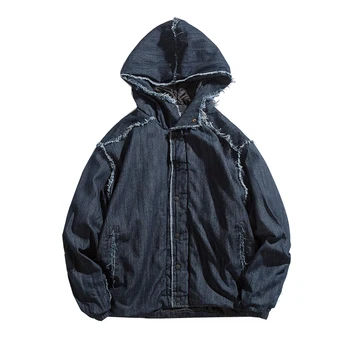 2017 New Brand Winter Denim Jacket High Street Hip Hop Men Fashion Thick Warm Hooded Men Vintage Parka Bomber Jeans Jacket
2017 New Brand Winter Denim Jacket High Street Hip Hop Men Fashion Thick Warm Hooded Men Vintage Parka Bomber Jeans Jacket