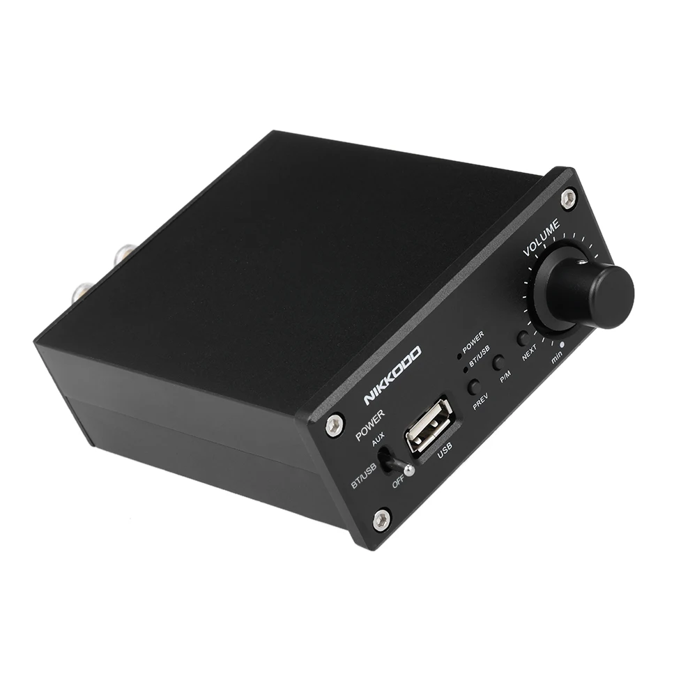 Bluetooth 4.0 Digital Audio Power Amplifier Mini HiFi Audio Receiver Stereo Amp Dual Channel 50W + 50W with Power Adapter
Bluetooth 4.0 Digital Audio Power Amplifier Mini HiFi Audio Receiver Stereo Amp Dual Channel 50W + 50W with Power Adapter