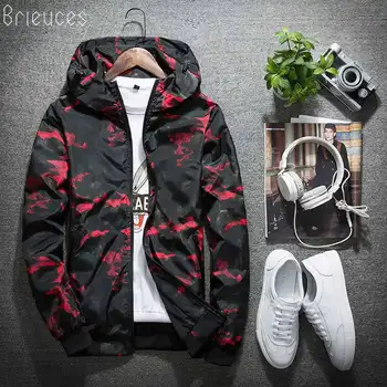 Brieuces Spring Autumn Mens Casual Camouflage Hoodie Jacket Men Waterproof Clothes Men's Windbreaker Coat Male Outwear 4XL
Brieuces Spring Autumn Mens Casual Camouflage Hoodie Jacket Men Waterproof Clothes Men's Windbreaker Coat Male Outwear 4XL