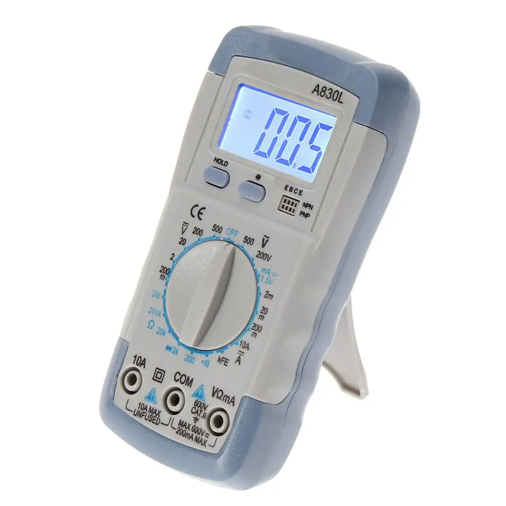 Electrical LCD Digital Multimeter Ammeter Voltmeter Ohmmeter Multi-tester AC/DC Volt Amp Ohm Meter for Factory Families Amateur
Electrical LCD Digital Multimeter Ammeter Voltmeter Ohmmeter Multi-tester AC/DC Volt Amp Ohm Meter for Factory Families Amateur