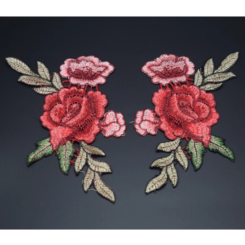 2Pcs/set Rose Flower Floral Collar Patch Cute Applique Badge Embroidered Fabric Sticker For Clothes Jacket Jeans Garment Patches
2Pcs/set Rose Flower Floral Collar Patch Cute Applique Badge Embroidered Fabric Sticker For Clothes Jacket Jeans Garment Patches