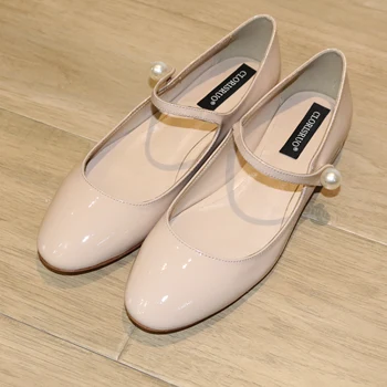 2019 Women Fashion Genuine Leather Ballet Flats Nude Color/light pink Dress Shoes Wedding Shoes Flat Ballerina Shiny Patent
2019 Women Fashion Genuine Leather Ballet Flats Nude Color/light pink Dress Shoes Wedding Shoes Flat Ballerina Shiny Patent