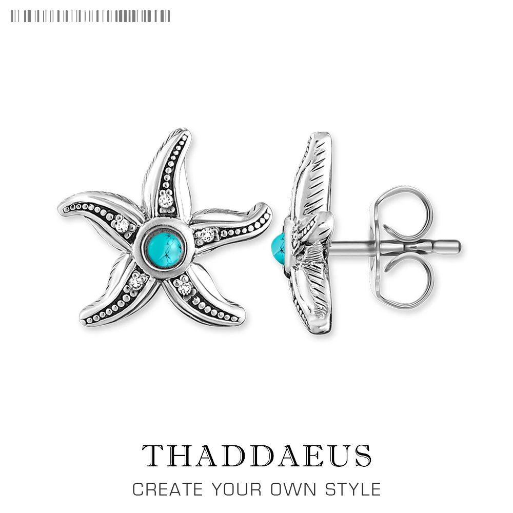 Blue Starfish Stud Earrings,Thomas Style Fashion Good Jewerly For Women,2018 Ts Trendy Gift In 925 Sterling Silver,Super Deals
Blue Starfish Stud Earrings,Thomas Style Fashion Good Jewerly For Women,2018 Ts Trendy Gift In 925 Sterling Silver,Super Deals