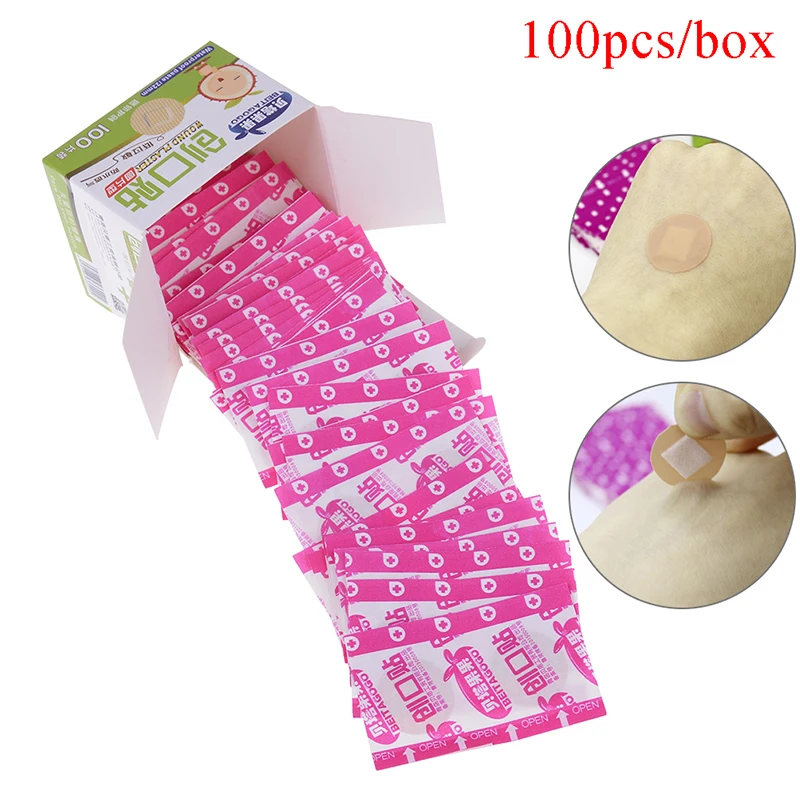100 Pcs/pack Diameter 22mm Waterproof Breathable Round Band Aid Adhesive Bandages First Aid Kit For Adults Kids
100 Pcs/pack Diameter 22mm Waterproof Breathable Round Band Aid Adhesive Bandages First Aid Kit For Adults Kids