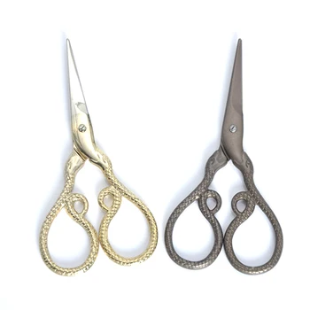 Creative Vintage Retro Gold Snake Animal Scissors Home High Quality DIY Scissors Gift 775
Creative Vintage Retro Gold Snake Animal Scissors Home High Quality DIY Scissors Gift 775