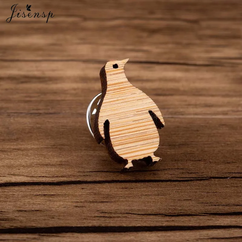 Jisensp Newest Lovely Penguin Shape Animal Brooches Wooden Jewelry Pin for Women Children Kids Sweater Scarf Suit Lapel Pins
Jisensp Newest Lovely Penguin Shape Animal Brooches Wooden Jewelry Pin for Women Children Kids Sweater Scarf Suit Lapel Pins