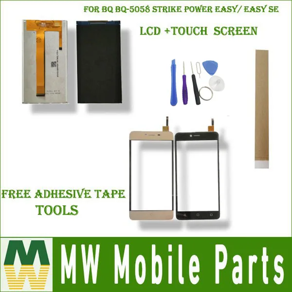 1PC/Lot For BQ BQS-5058 BQS 5058 BQ 5058 BQ-5058 Seperate Touch Screen And Lcd Display Black White Gold Color with tools+tape
1PC/Lot For BQ BQS-5058 BQS 5058 BQ 5058 BQ-5058 Seperate Touch Screen And Lcd Display Black White Gold Color with tools+tape