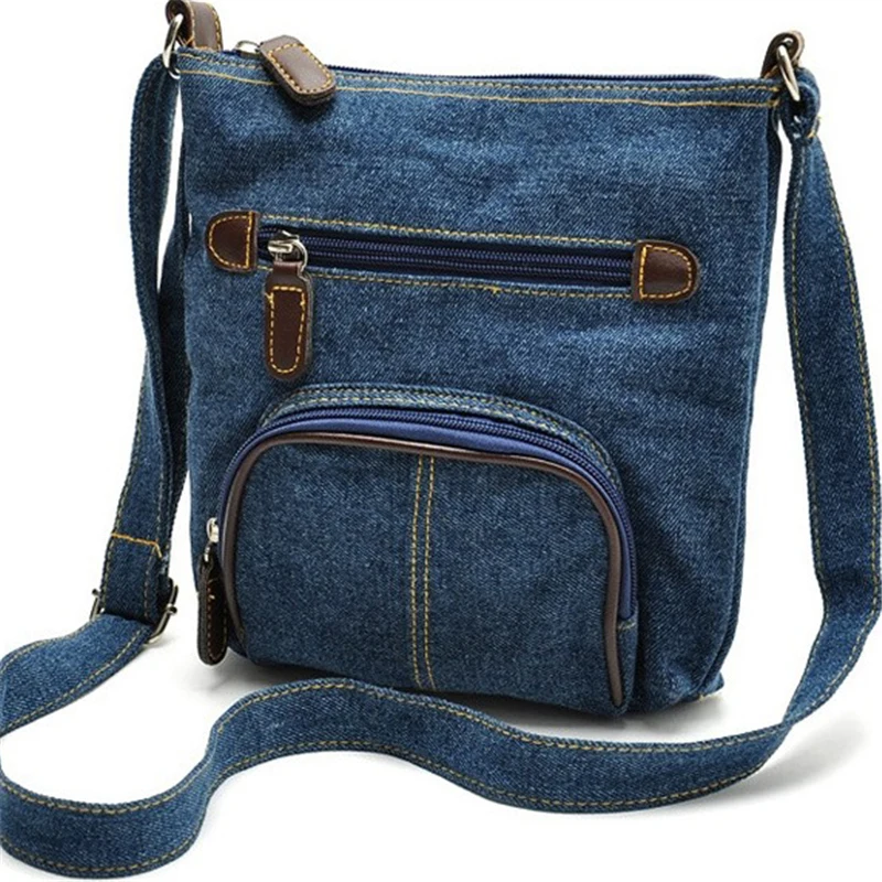 Women Denim Bag Vintage Retro Classic Style Travel Small Bag Korean Style Fashionable Casual Messenger Shoulder Bags
Women Denim Bag Vintage Retro Classic Style Travel Small Bag Korean Style Fashionable Casual Messenger Shoulder Bags