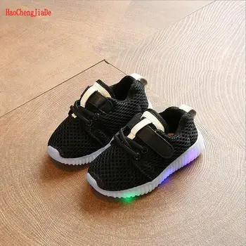 Fashion children's new single shoes Sports lamp mesh shoes boys and girls Leisure anti-skid LED tennis shoes eu size 21-30
Fashion children's new single shoes Sports lamp mesh shoes boys and girls Leisure anti-skid LED tennis shoes eu size 21-30