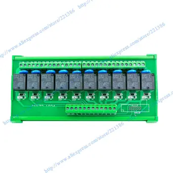 10 channel 5V 10A Omron relay module driver board output amplifier PLC board Relay Module 5VDC DIN Rail Panel Mount PNP
10 channel 5V 10A Omron relay module driver board output amplifier PLC board Relay Module 5VDC DIN Rail Panel Mount PNP