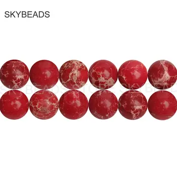 Dyed Red/ Black/ Green/ Blue Imperial Jasper Semi Precious Stone Round 4 6 8 10 12mm Beads for Fashion Jewelry Making Supplies
Dyed Red/ Black/ Green/ Blue Imperial Jasper Semi Precious Stone Round 4 6 8 10 12mm Beads for Fashion Jewelry Making Supplies