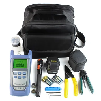 15pcs/set Fiber Optic Kit with Optical Power Meter Visual Fault Locator 10mw and Fiber Cleaver SKL-6C and Cable Strippers
15pcs/set Fiber Optic Kit with Optical Power Meter Visual Fault Locator 10mw and Fiber Cleaver SKL-6C and Cable Strippers