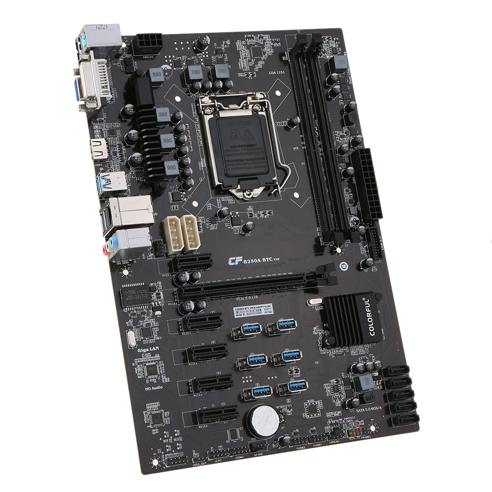 Цветная системная плата V20 для Intel B250/LGA1151 процессор сокета DDR4 SATA3 ATX настольного