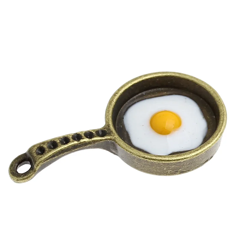 DoreenBeads Charm Pendants Frying Pan Eggs Antique Bronze(Can Hold ss4 Rhinestone) Enamel White & Yellow 3.2cm x 1.7cm,10PCs
DoreenBeads Charm Pendants Frying Pan Eggs Antique Bronze(Can Hold ss4 Rhinestone) Enamel White & Yellow 3.2cm x 1.7cm,10PCs