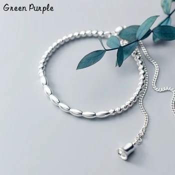925 Silver Bell Bracelet Christmas Jewelry Charm Bracelet Bijoux Minimalism Bangles Vintage Boho Joyas Silver Bangles for women
925 Silver Bell Bracelet Christmas Jewelry Charm Bracelet Bijoux Minimalism Bangles Vintage Boho Joyas Silver Bangles for women