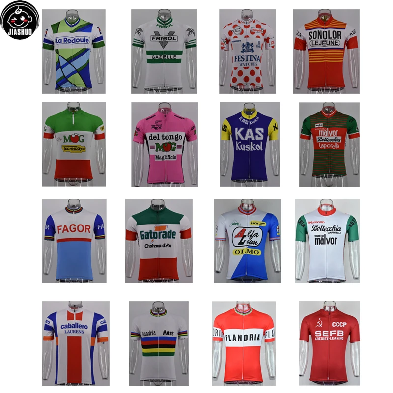 Classical Retro NEW Popular Mountain Road RACE Team Bike Cycling Jersey Tops Breathable Customized Jiashuo Multi Styles
Classical Retro NEW Popular Mountain Road RACE Team Bike Cycling Jersey Tops Breathable Customized Jiashuo Multi Styles