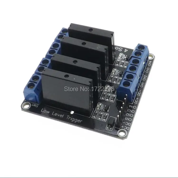Free Shipping 20PCS/LOT 5V 4-channel low level solid state relay module For Arduino with fuse 4 channel 250V2A
Free Shipping 20PCS/LOT 5V 4-channel low level solid state relay module For Arduino with fuse 4 channel 250V2A