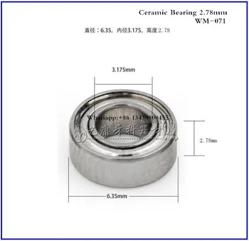 10pc Hot sale dental ceramic bearing 3.175x6.35x2.78 Ceramic Ball 7/8 beads dental hand piece accessories
10pc Hot sale dental ceramic bearing 3.175x6.35x2.78 Ceramic Ball 7/8 beads dental hand piece accessories