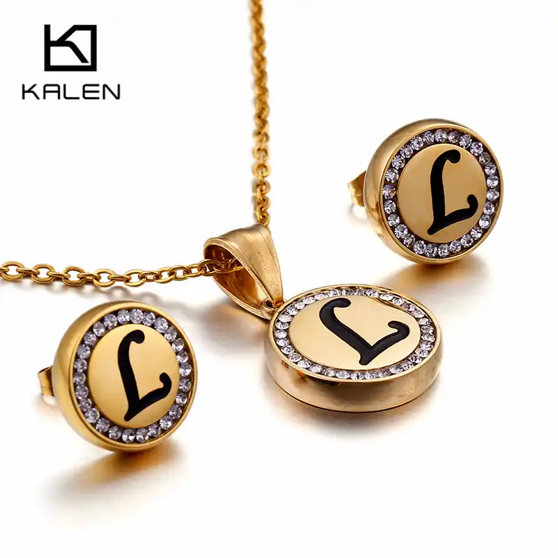 kalen romantic heart pendant necklace for women stainless steel