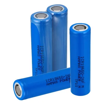 4pcs Original 18650 3.7V 2600mAh 18650 Battery Rechargeable ICR18650-26F Safe Batteries Lithium Battery Flat Top
4pcs Original 18650 3.7V 2600mAh 18650 Battery Rechargeable ICR18650-26F Safe Batteries Lithium Battery Flat Top