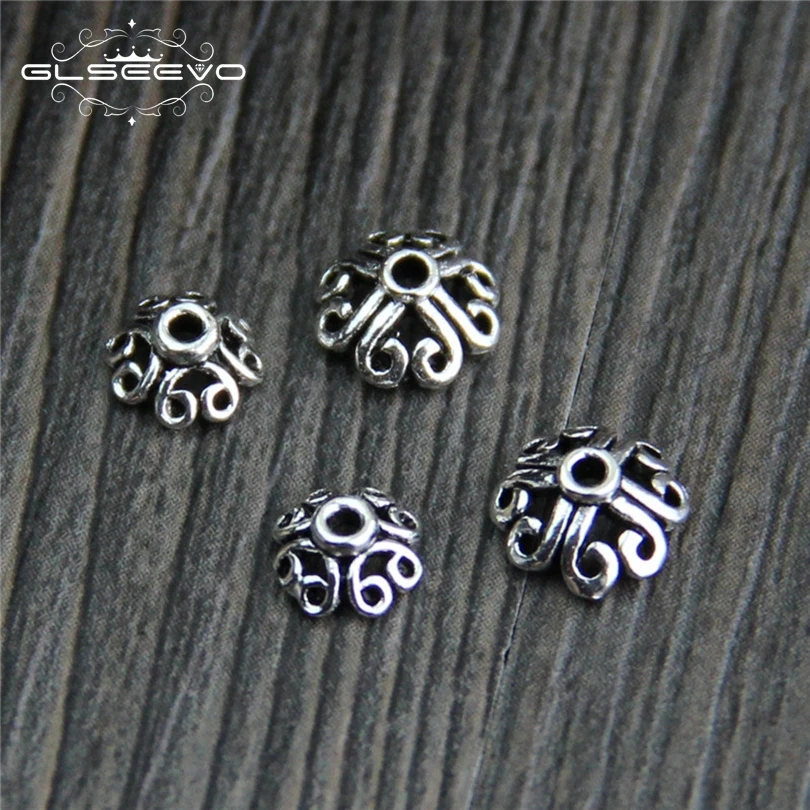 20pc 6mm 8mm Vintage 925 Sterling Silver Lotus Flower Bead End Caps Flower Hollow Bead Cap Accessories For Making Jewelry XA0540
20pc 6mm 8mm Vintage 925 Sterling Silver Lotus Flower Bead End Caps Flower Hollow Bead Cap Accessories For Making Jewelry XA0540