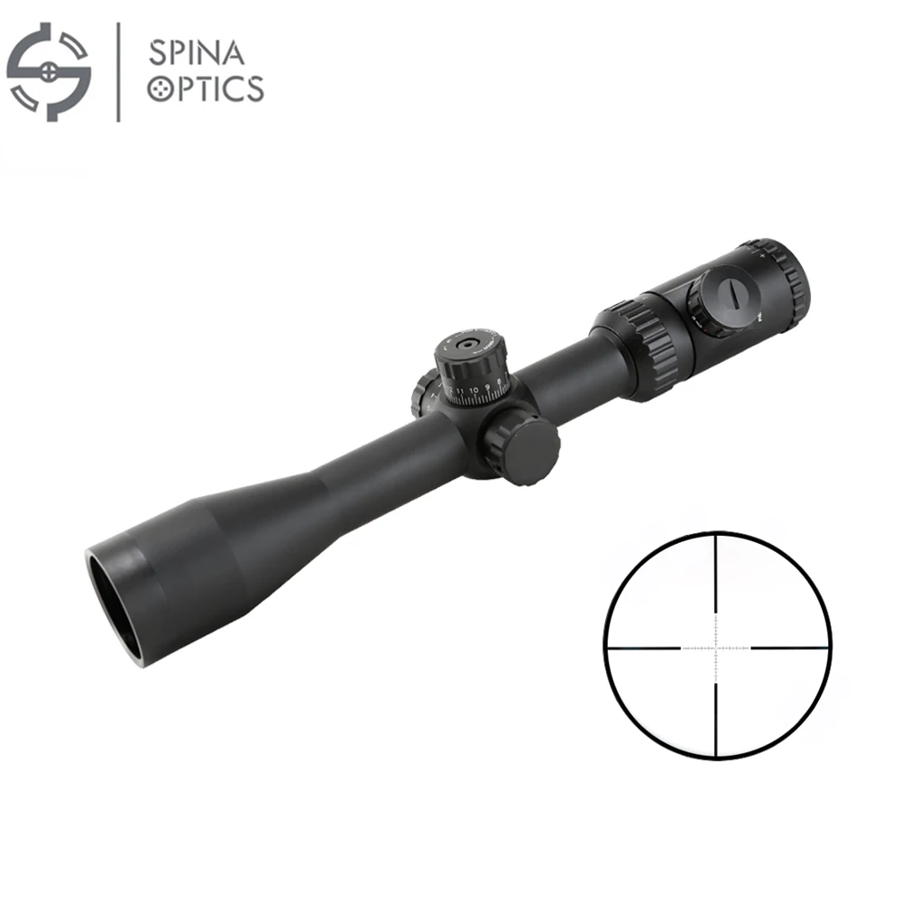 SPINA OPTICS Tactical Airsoft Hunting Optics Illuminated 3-12x44 SFIR Side Parallax Adjustment Rifle Scope
SPINA OPTICS Tactical Airsoft Hunting Optics Illuminated 3-12x44 SFIR Side Parallax Adjustment Rifle Scope